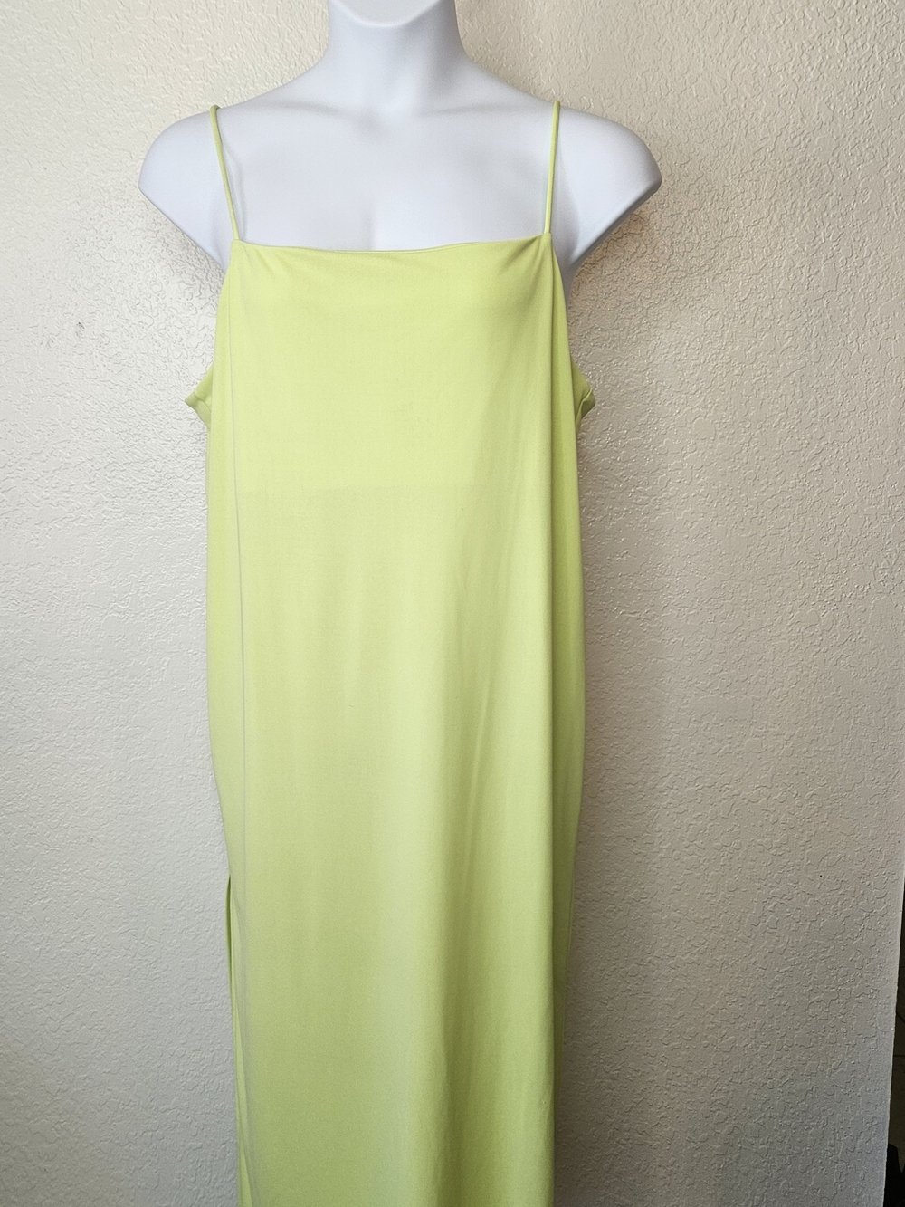 H&M Slip Midi Dress with Spaghetti Straps